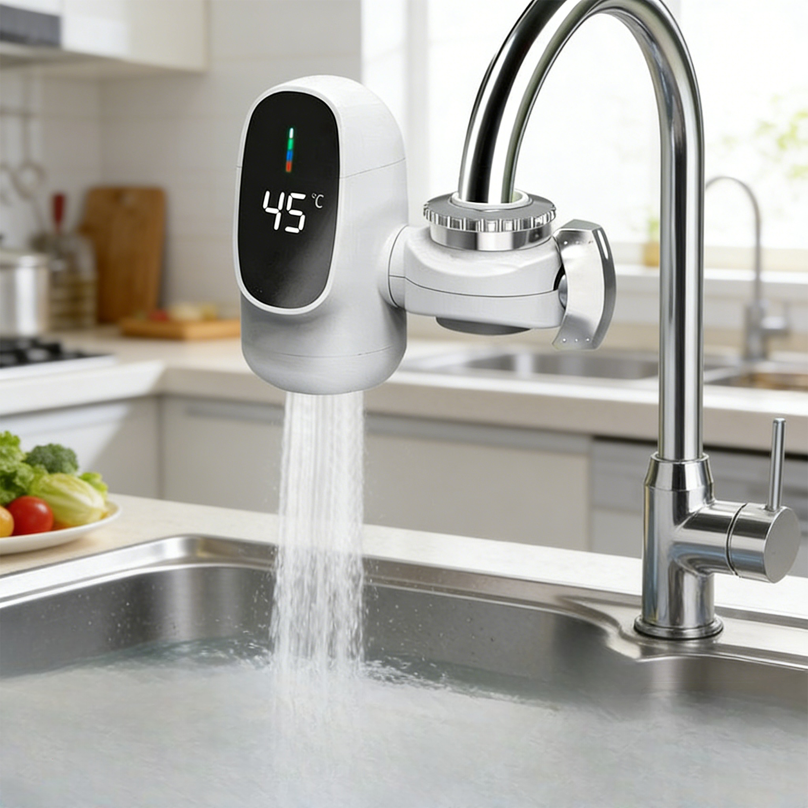 Kitchen Appliances Integrated - 110V Rapid Heating Tap with Digital