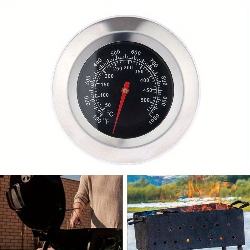 Kitchen Appliances Store - Stainless Steel BBQ Smoker Grill Temperature