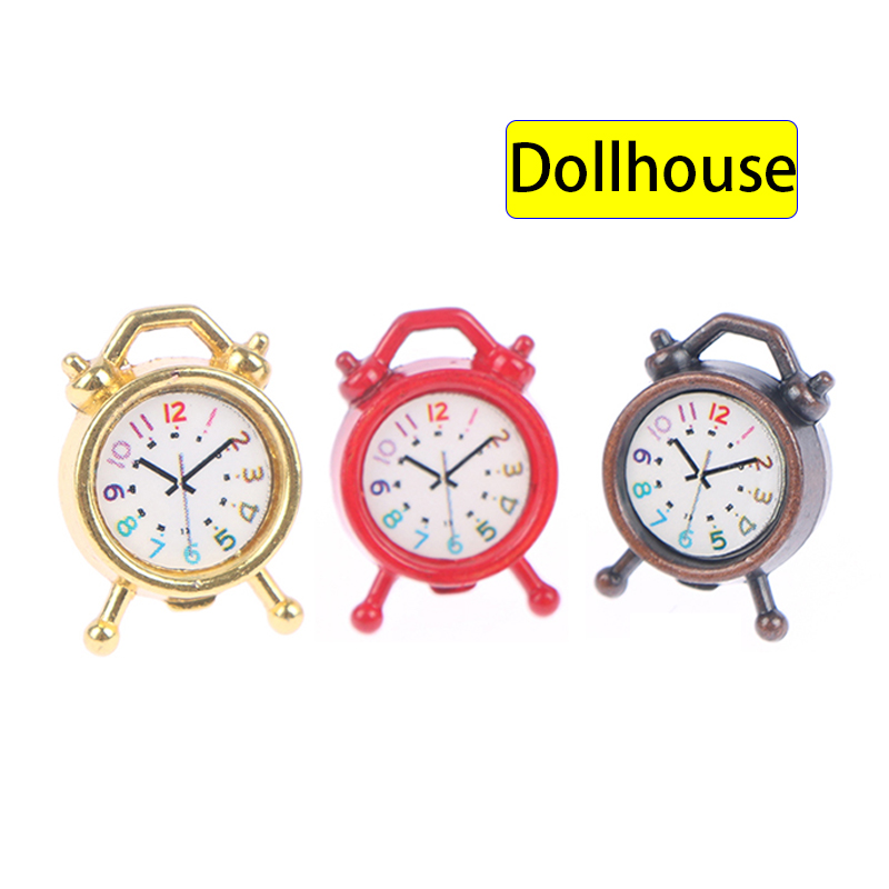 Kitchen Appliances Store - 1PC 1:12 Scale Alarm Clock Doll