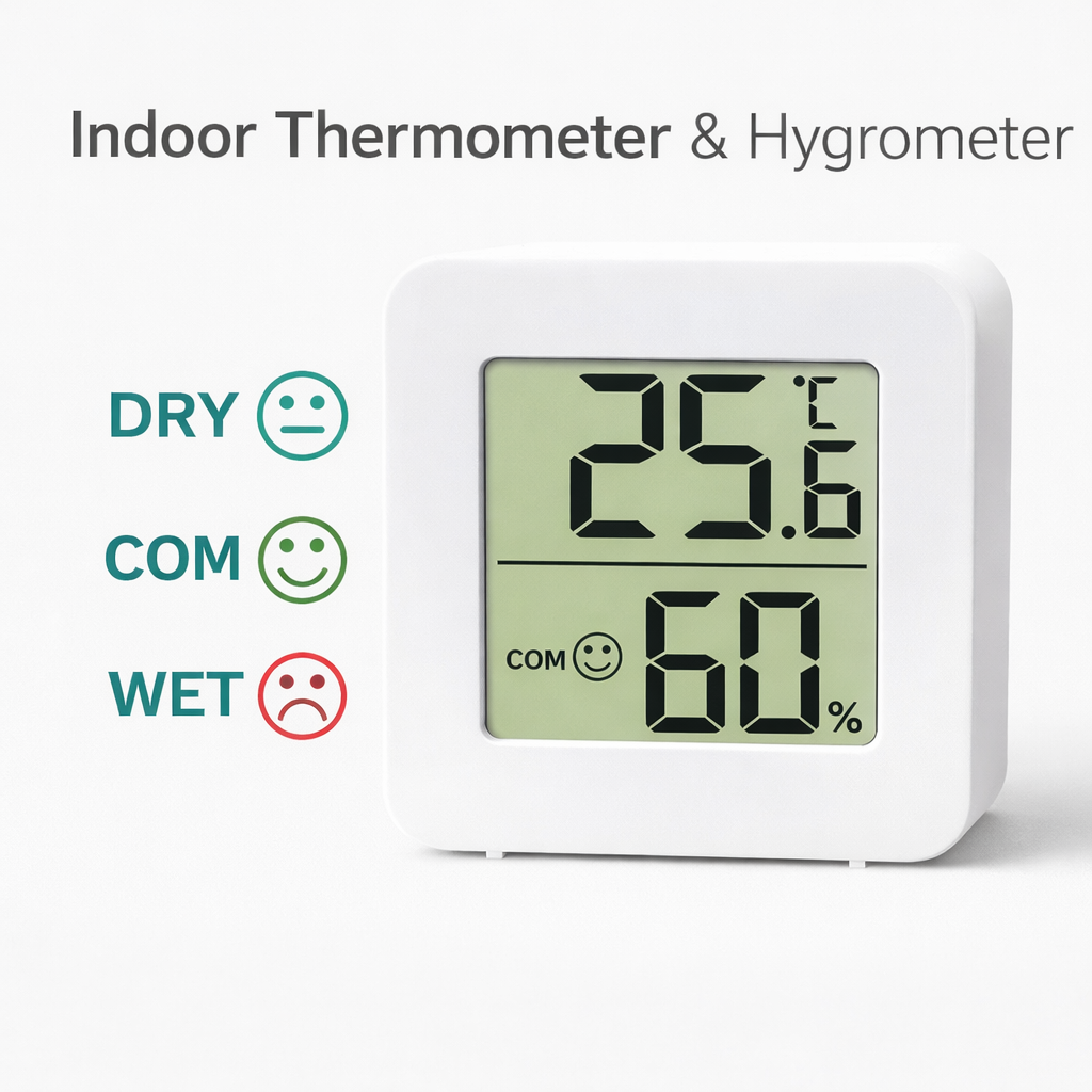 Kitchen Appliances Video - Mini Indoor Thermometer Hygrometer LCD Digital