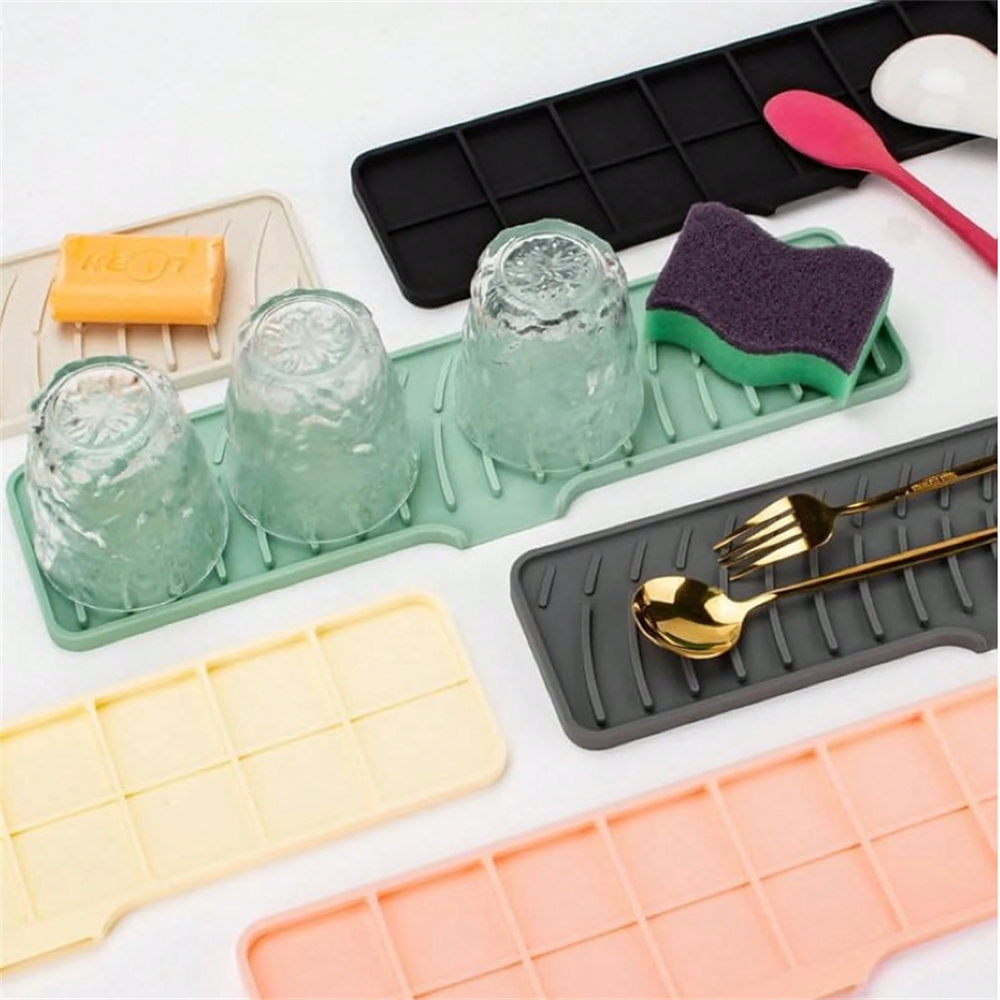 Kitchen Appliances And Utensils - Kitchen Sink Splash Guard - Silicone