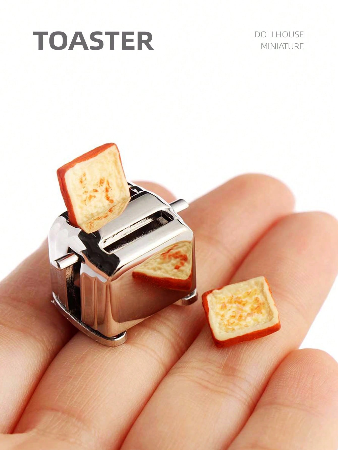 1:12 Dollhouse Miniature Toast - Kitchen Appliances In avaliação e preço