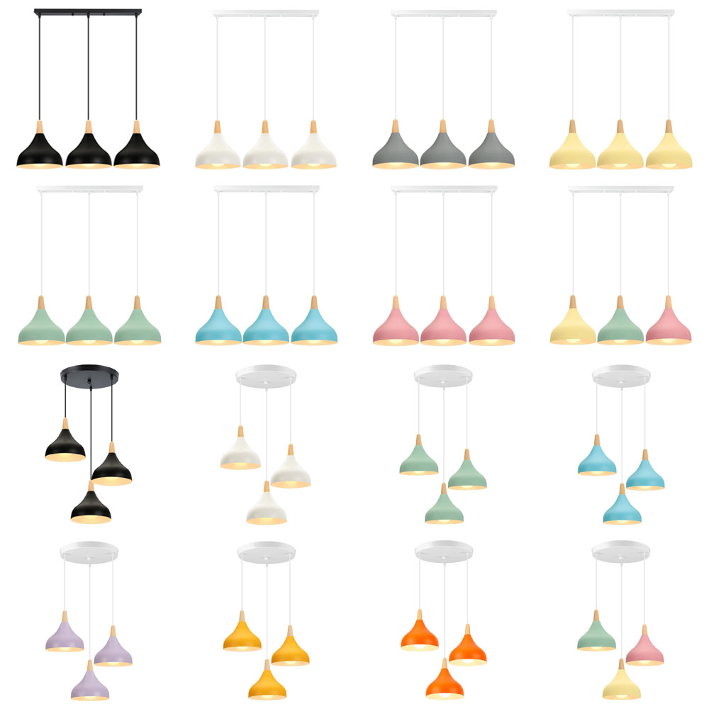Nordic Wood LED Pendant Lights - Kitchen Appliances In White avaliação e preço