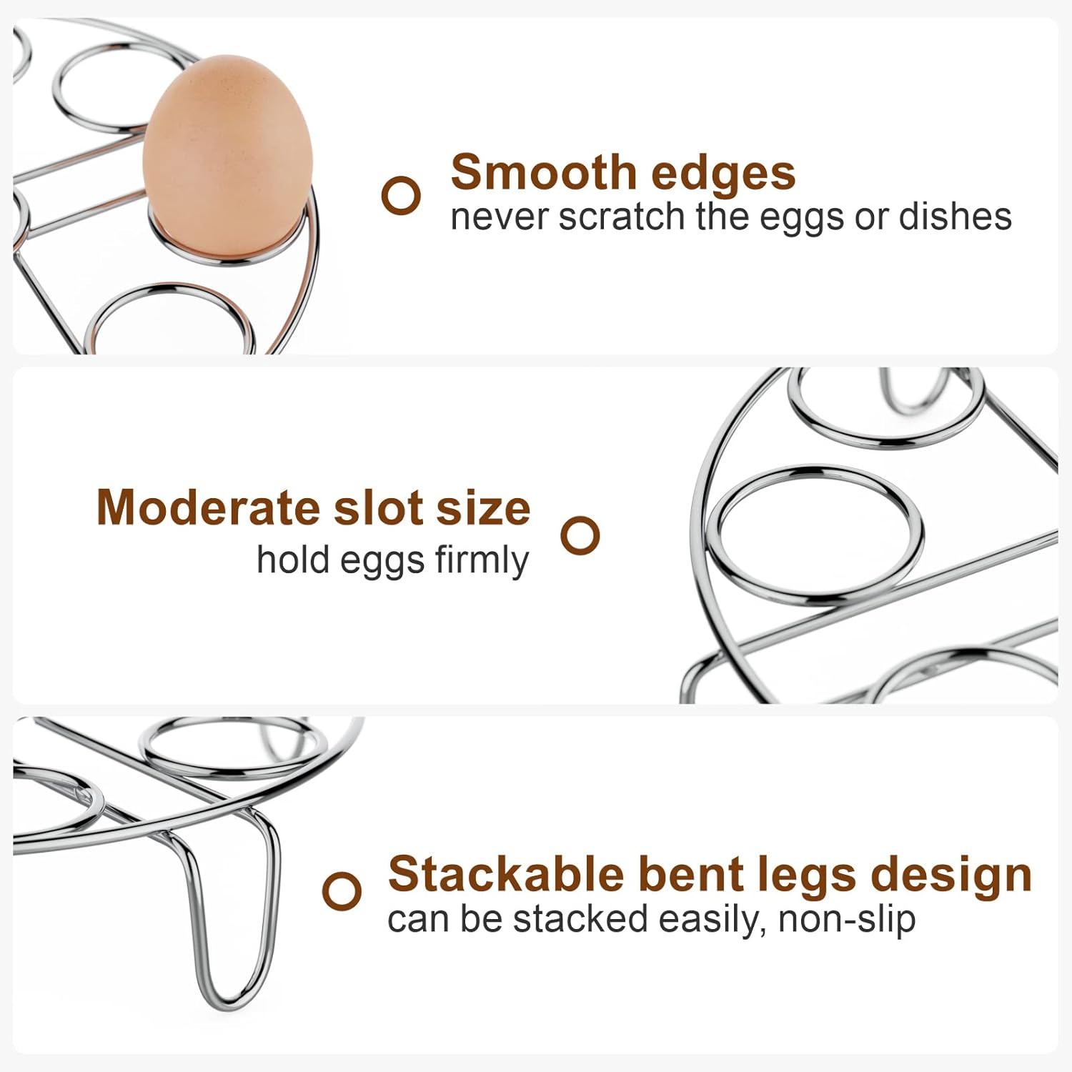 Stainless Steel Egg Steamer Ra - Instant Pot Pressure Cooker avaliação e preço