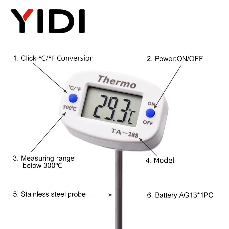 LCD Digital TA288 Food BBQ Pro - Kitchen Appliances Video avaliação e preço