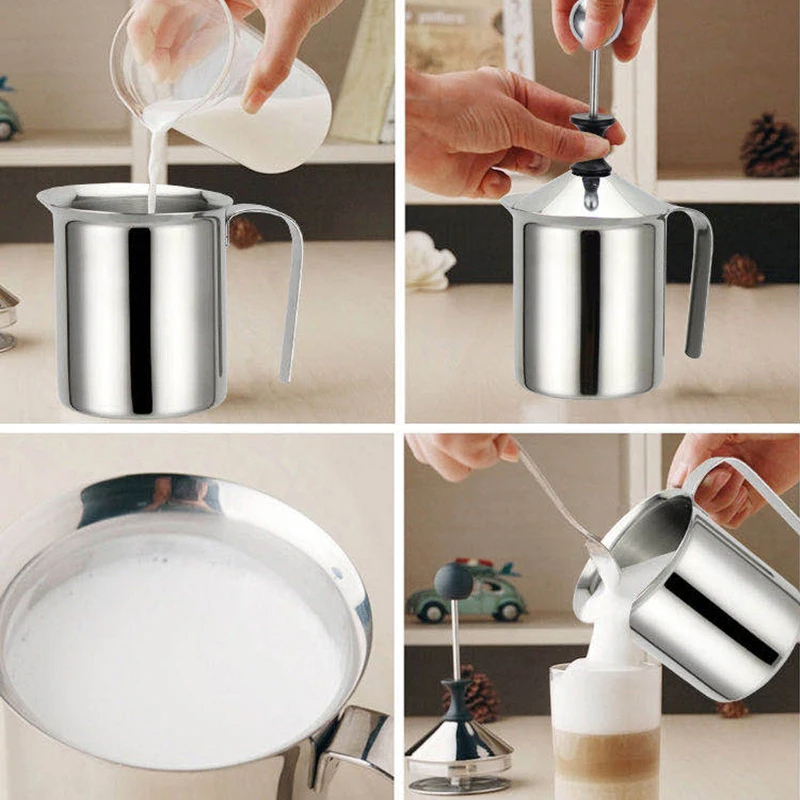 400ML Stainless Milk Frother F - Kitchen Appliances Integrated avaliação e preço