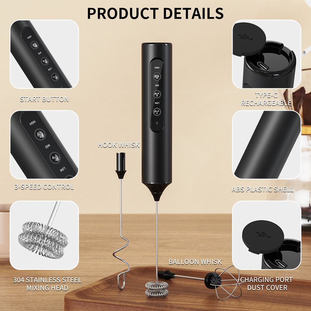 3 in 1 Electric Handheld Milk  - Kitchen Appliances Integrated avaliação e preço