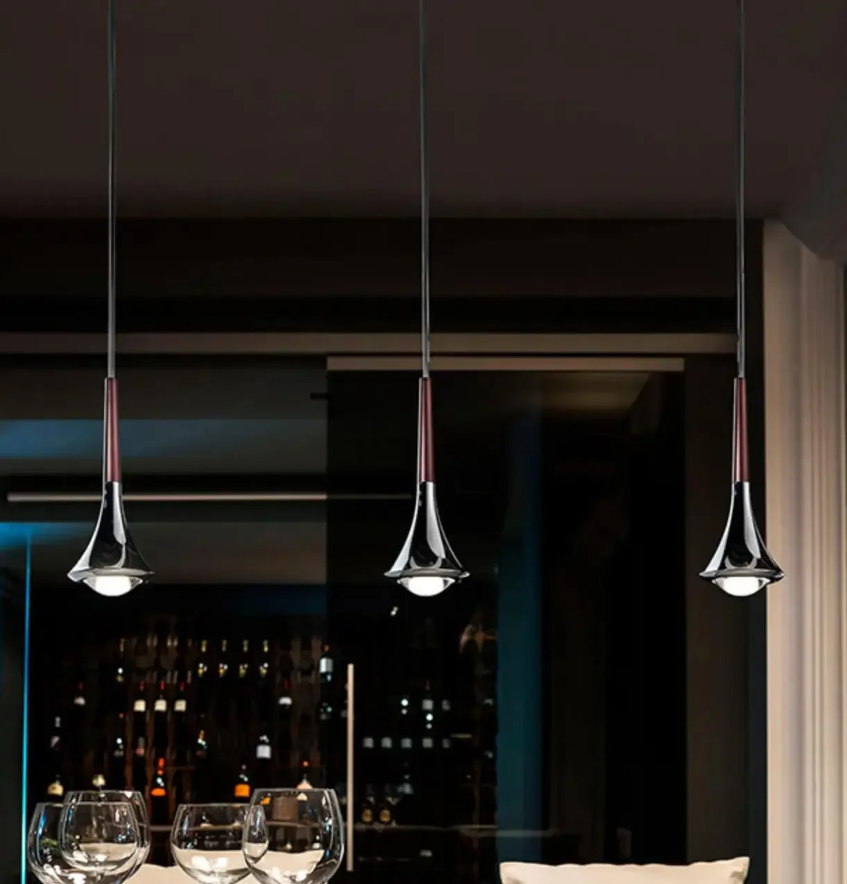 Modern Led Pendant Light Fixtu - Kitchen Appliances In White avaliação e preço