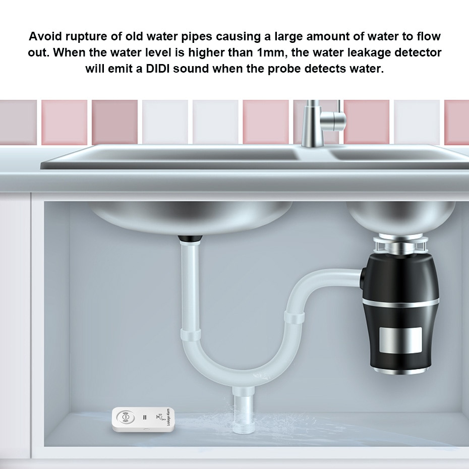 KERUI Wireless Water Sensor 90 - Kitchen Appliances Video avaliação e preço