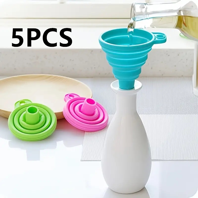 Silicone Folding Funnel Multif - Kitchen Appliances And Utensils avaliação e preço