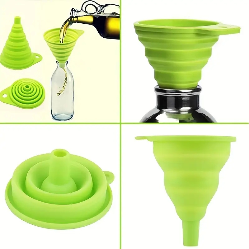 Silicone Folding Funnel Multif - Kitchen Appliances And Utensils avaliação e preço