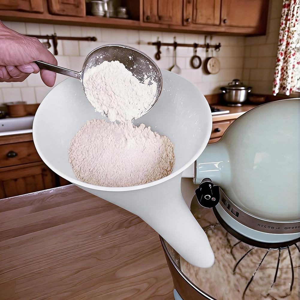 Spill Proof Flour Funnel for 5 - Kitchen Appliances Integrated avaliação e preço