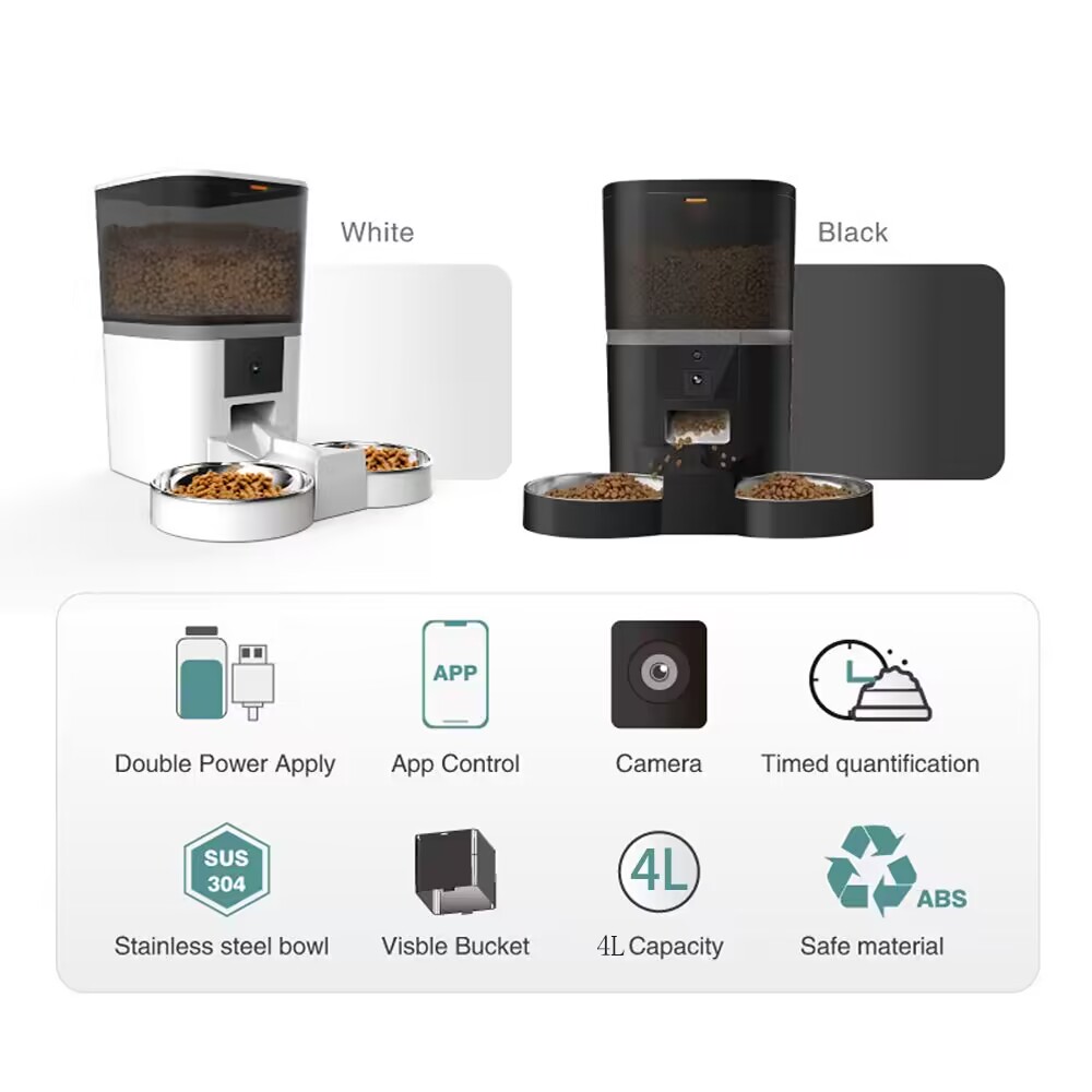 4L Automatic Cat Feeder Smart  - Kitchen Appliances Video avaliação e preço