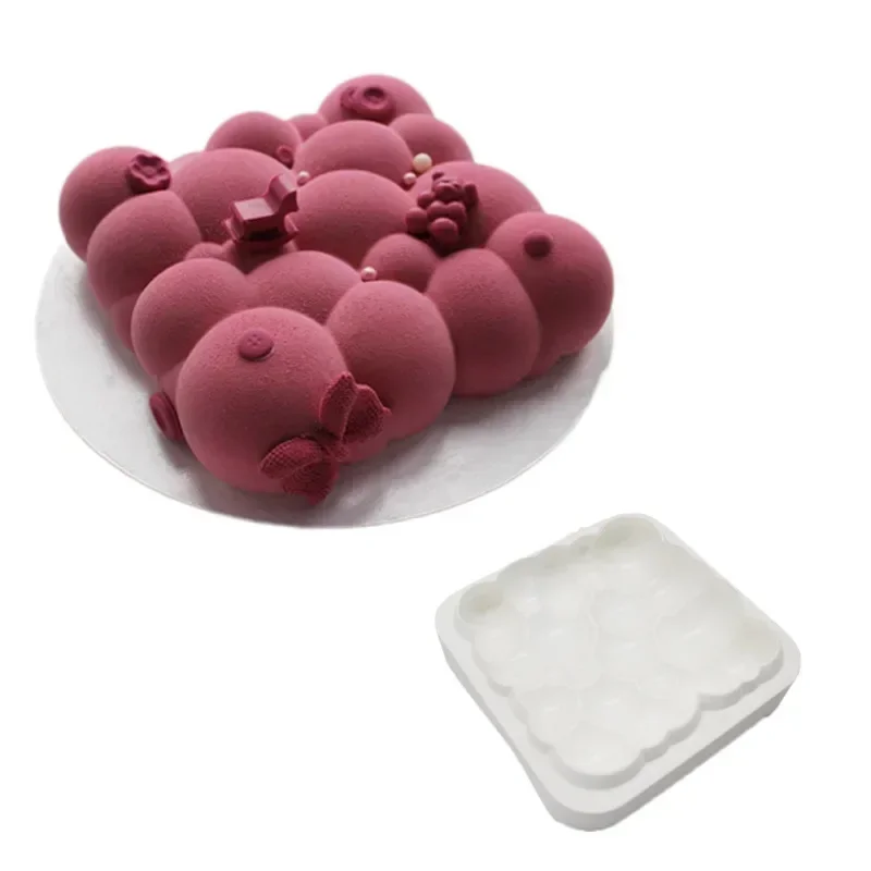 3D Square Cloud Shaped Silicon - Kitchen Appliances In White avaliação e preço