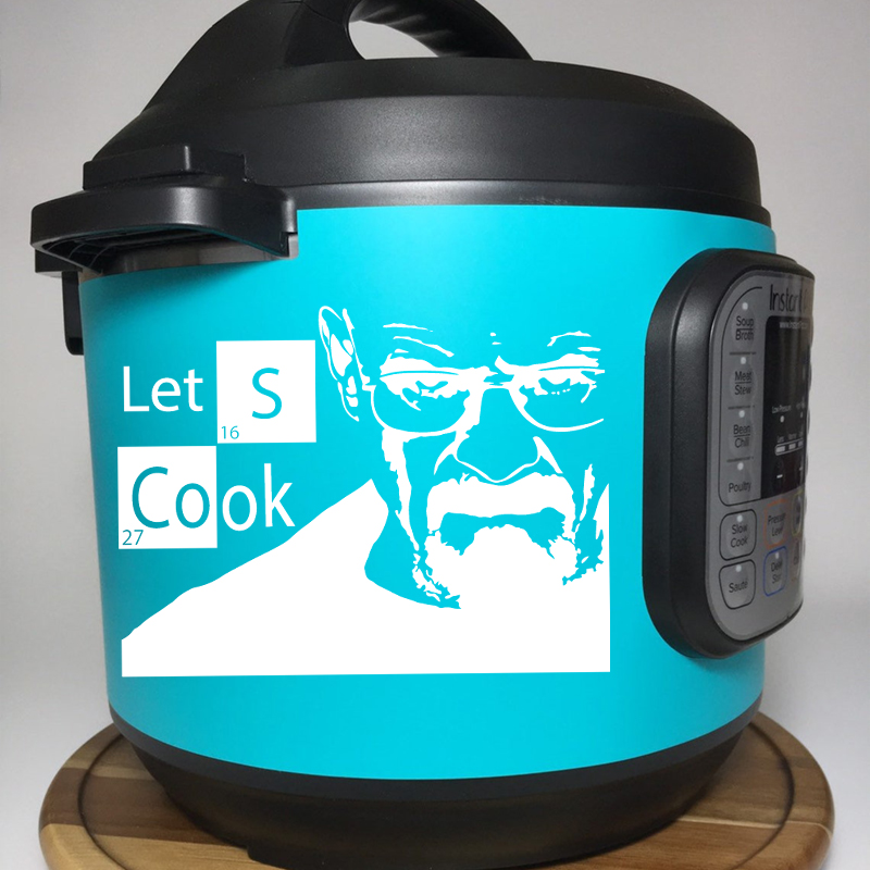 Instant Pot Vinyl Sticker,  Ki - Instant Pot Pressure Cooker avaliação e preço
