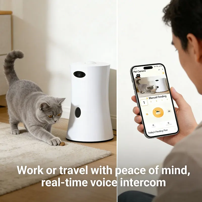 WiFi dog food feeder with came - Kitchen Appliances Video avaliação e preço