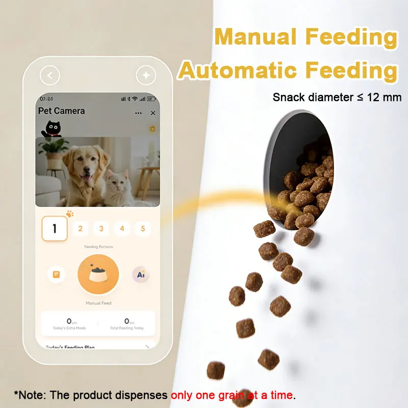 WiFi dog food feeder with came - Kitchen Appliances Video avaliação e preço