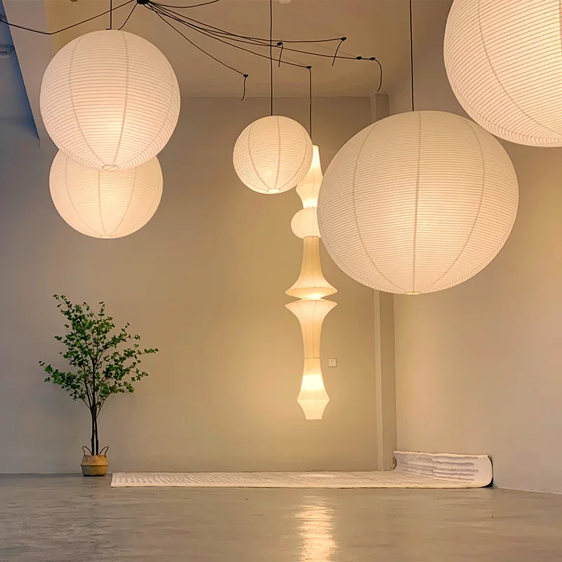 Japanese pendant lights Vintag - Kitchen Appliances In White avaliação e preço