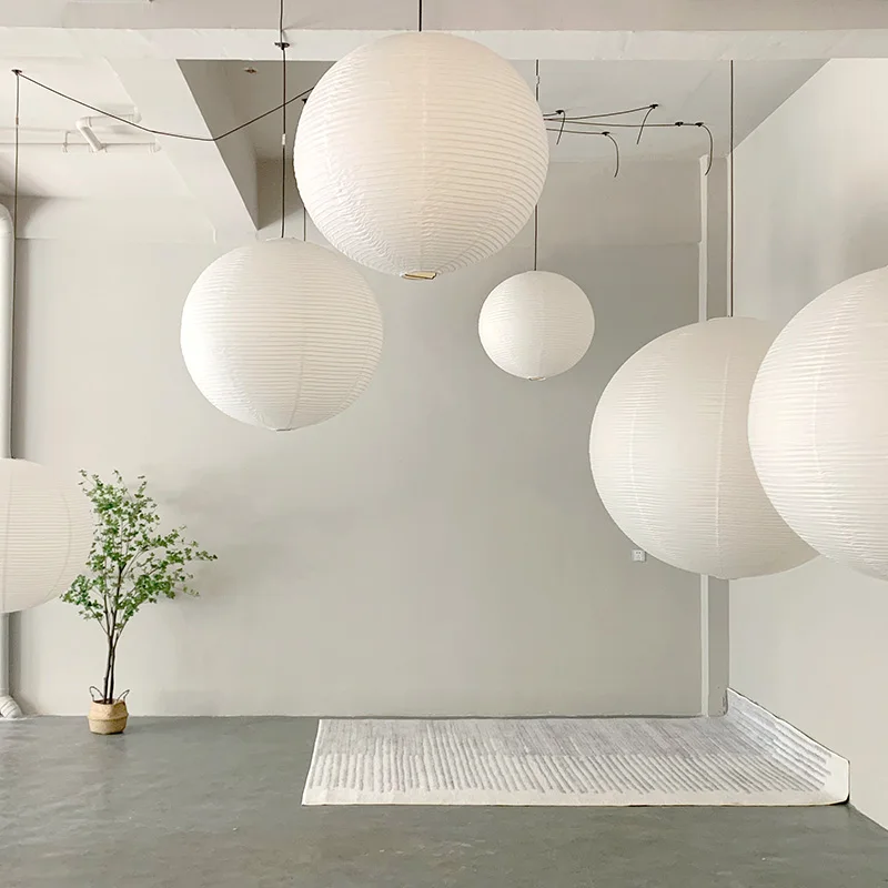 Japanese pendant lights Vintag - Kitchen Appliances In White avaliação e preço