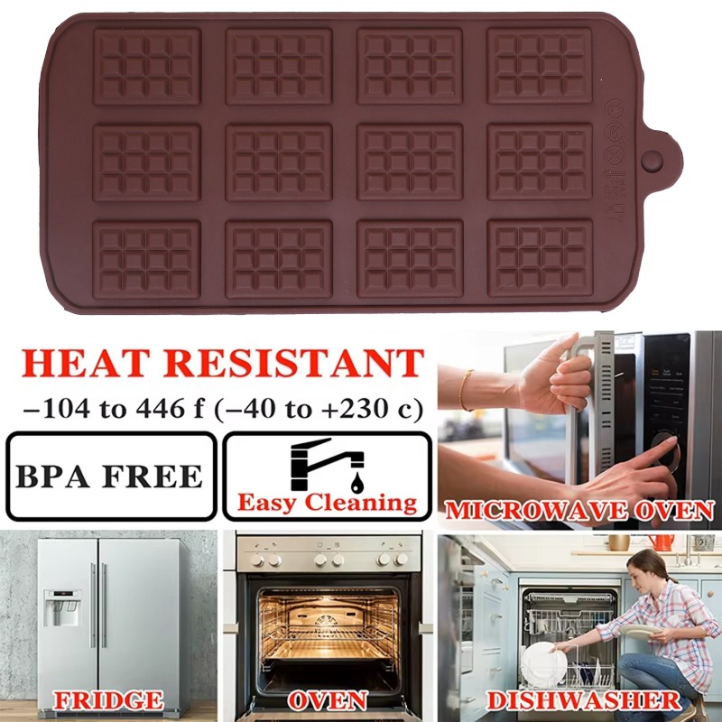 Silicone Chocolate Mold 12 Eve - Kitchen Appliances Store avaliação e preço