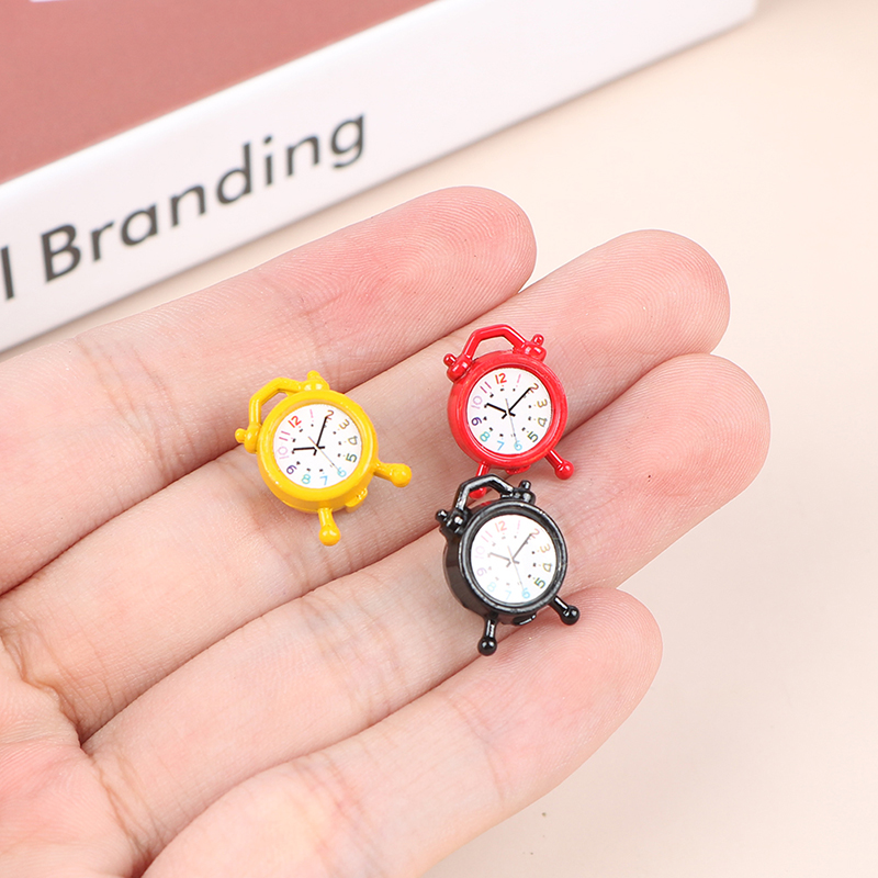 1PC 1:12 Scale Alarm Clock Dol - Kitchen Appliances Store avaliação e preço