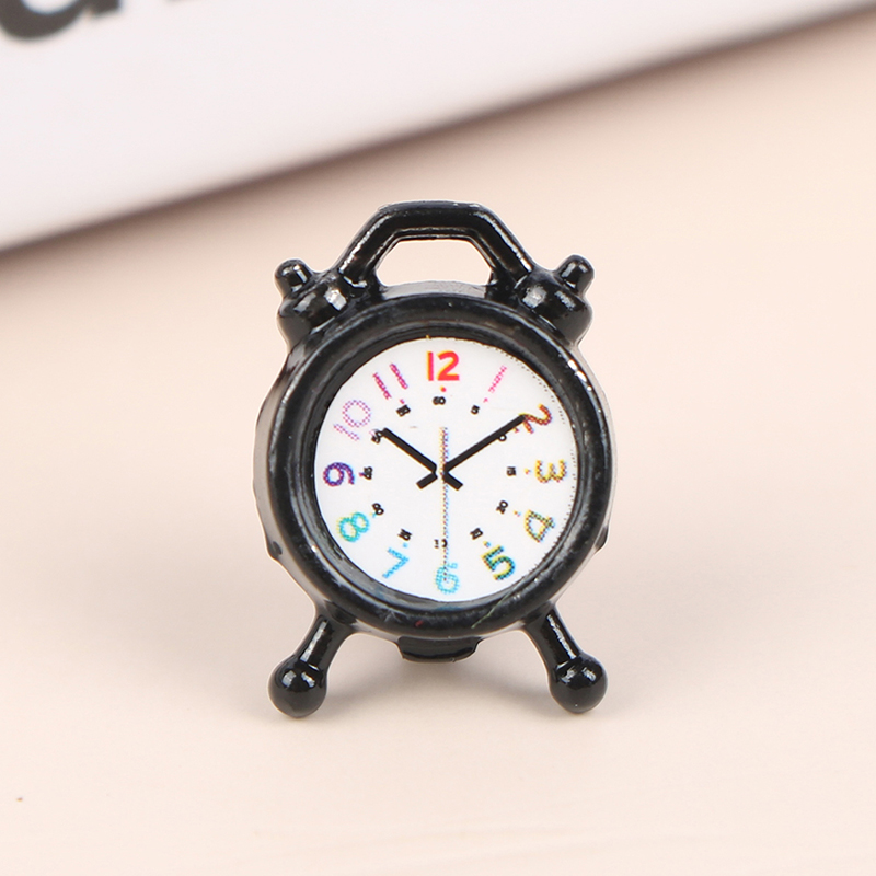 1PC 1:12 Scale Alarm Clock Dol - Kitchen Appliances Store avaliação e preço
