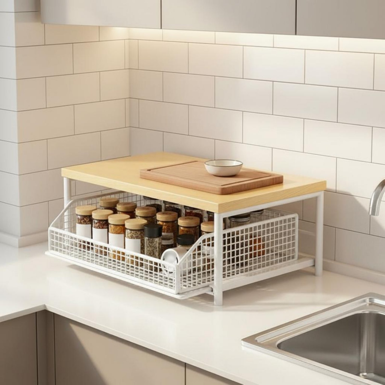 2-Tier Kitchen Counter Rack Ve - Kitchen Appliances In avaliação e preço