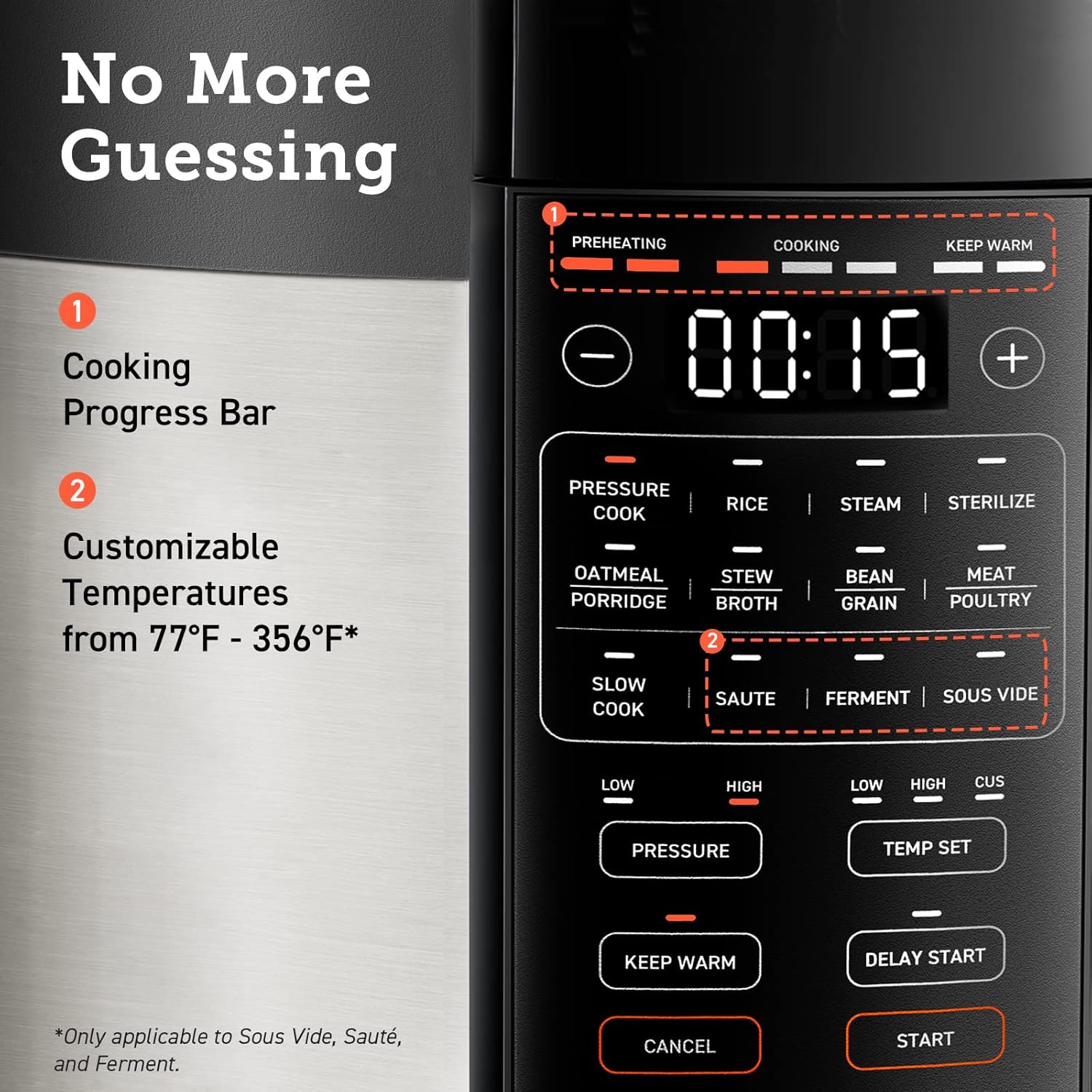 Pressure Cooker 6 qt, 9-in-1 I - Instant Pot Pressure Cooker avaliação e preço