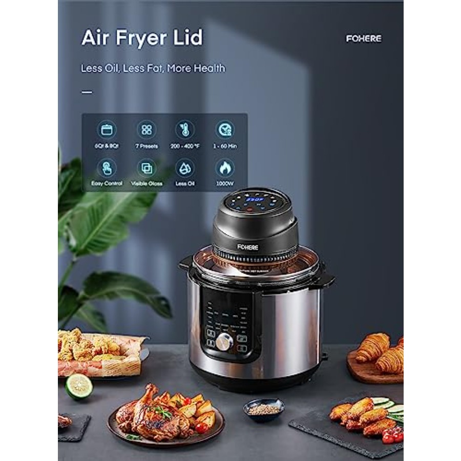 Air Fryer Lid for Instant Pot  - Instant Pot Pressure Cooker avaliação e preço