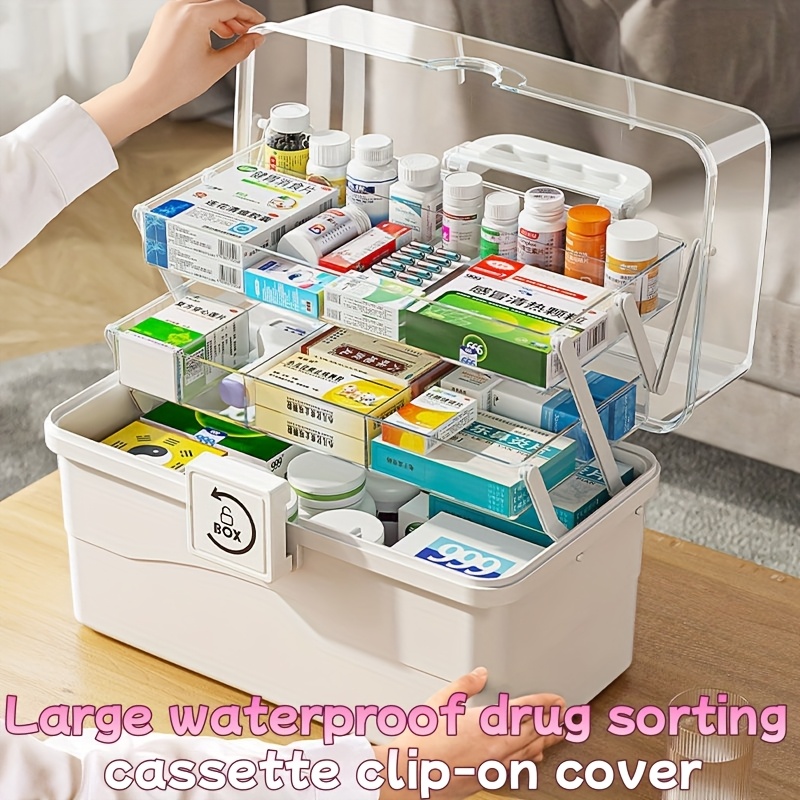 Large White Medicine Organizer - Kitchen Appliances In White avaliação e preço