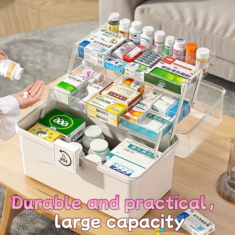 Large White Medicine Organizer - Kitchen Appliances In White avaliação e preço