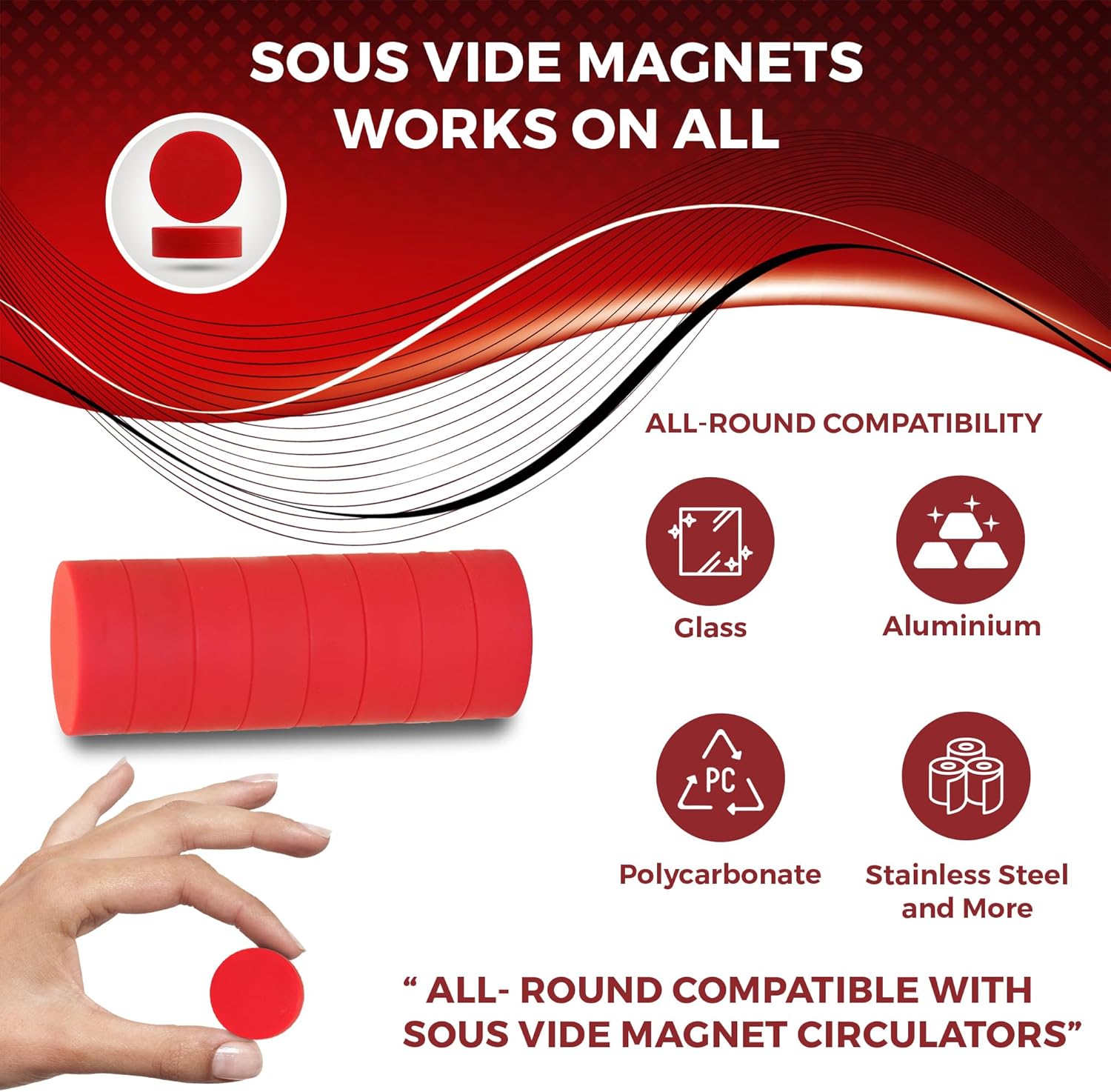 Sous Vide Magnets Set of 8 - F - Sous Vide Immersion avaliação e preço