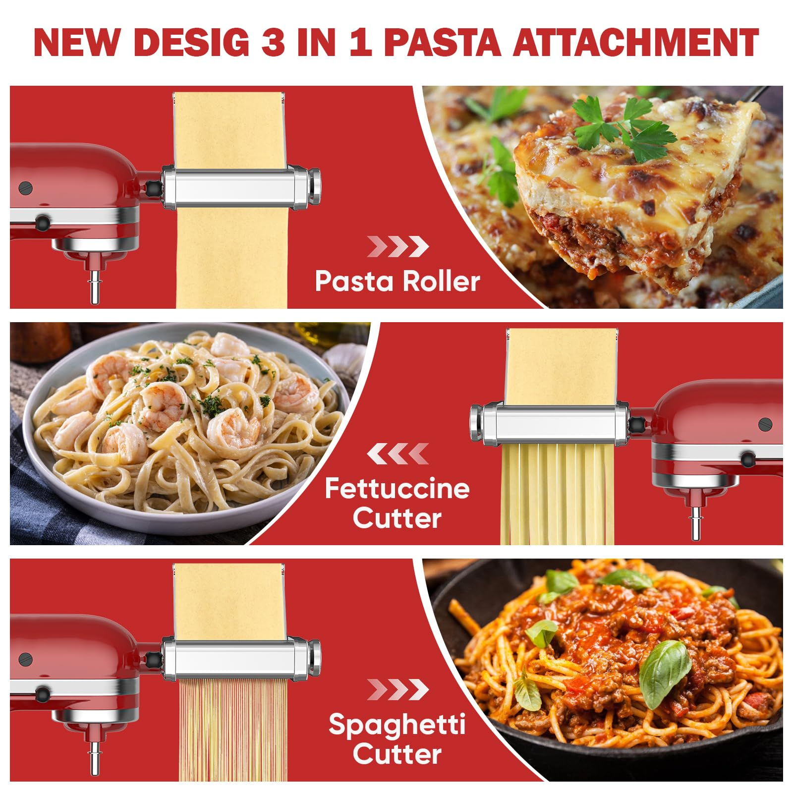 Gvode 3 in 1 Pasta Attachment  - Kitchen Appliances Kitchenaid avaliação e preço