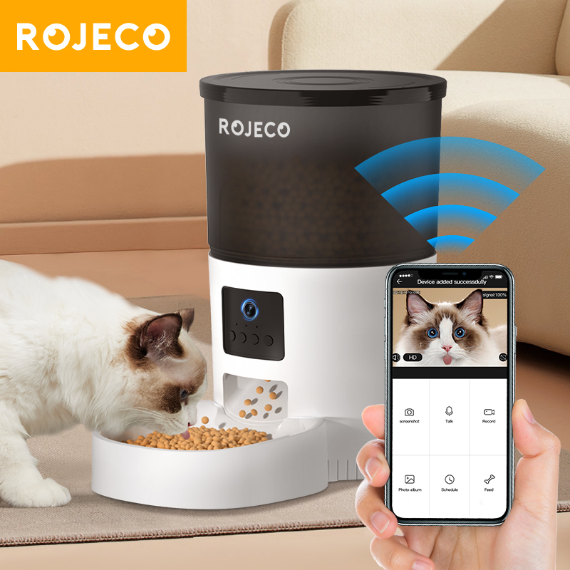 ROJECO Automatic Cat Feeder Wi - Kitchen Appliances Video avaliação e preço