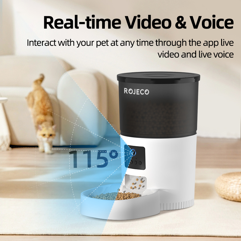 ROJECO Automatic Cat Feeder Wi - Kitchen Appliances Video avaliação e preço