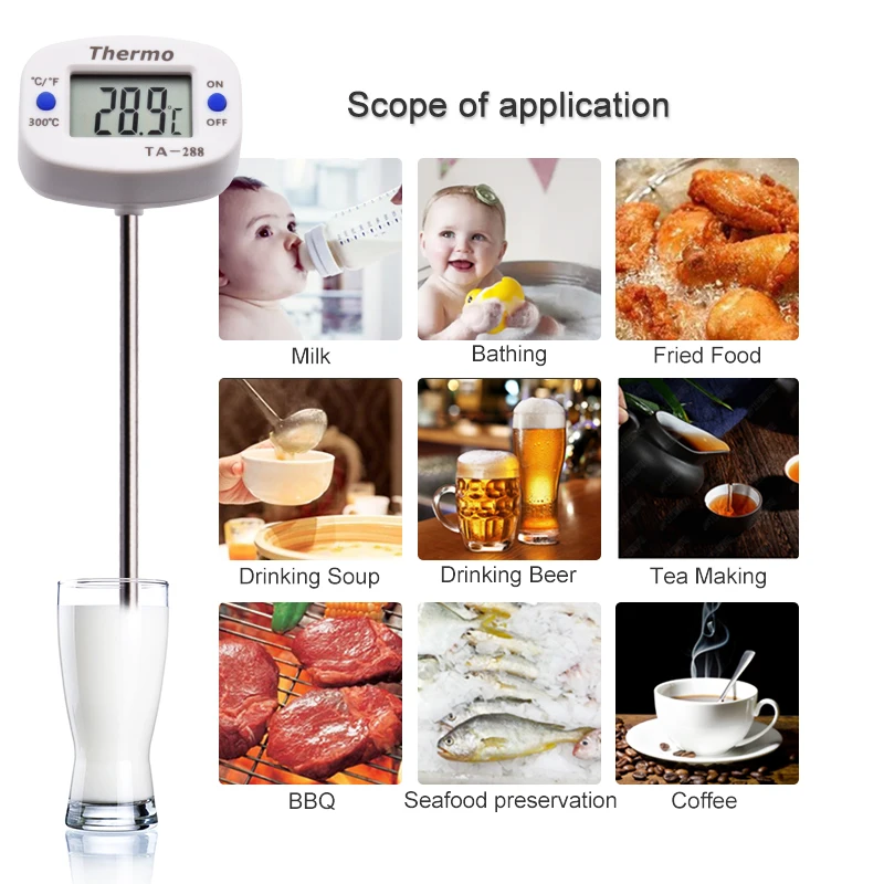 TA288 LCD Digital Food Thermom - Kitchen Appliances Video avaliação e preço