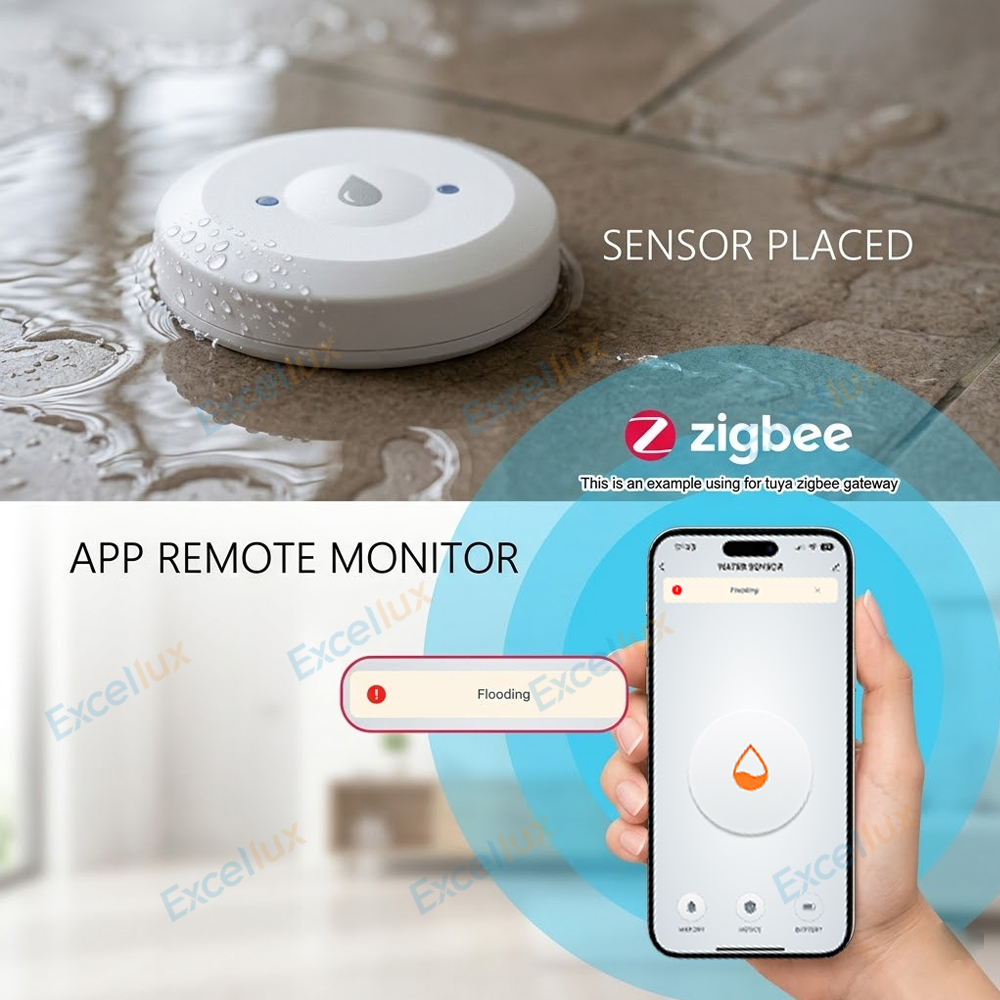 Zigbee Water Sensor Leak Flood - Kitchen Appliances Video avaliação e preço