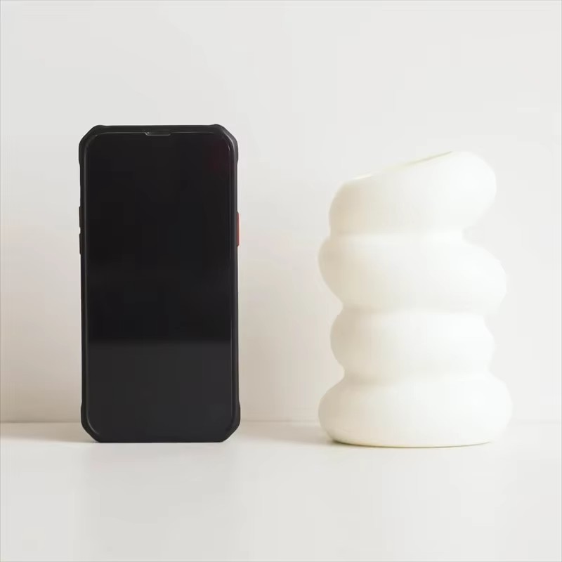 1PC Plastic Spiral White Vase  - Kitchen Appliances In White avaliação e preço