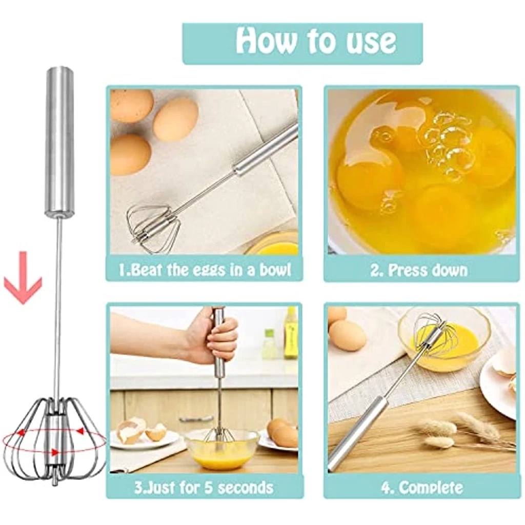 1/3pcs Stainless Steel Egg Bea - Kitchen Appliances Integrated avaliação e preço