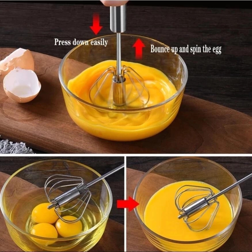 1/3pcs Stainless Steel Egg Bea - Kitchen Appliances Integrated avaliação e preço