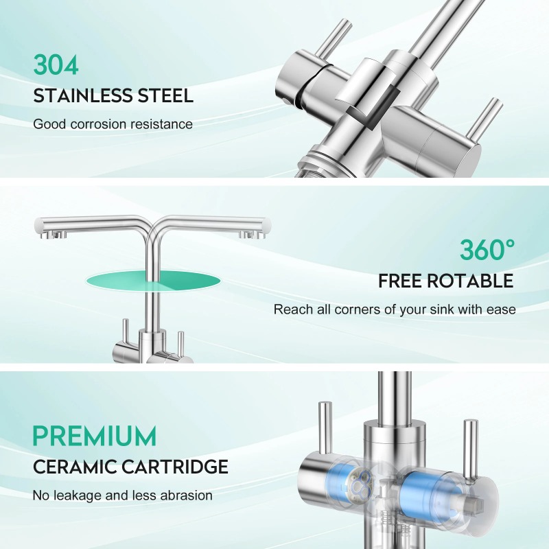 Soda 4 Way Kitchen Faucet Kitc - Kitchen Appliances Integrated avaliação e preço