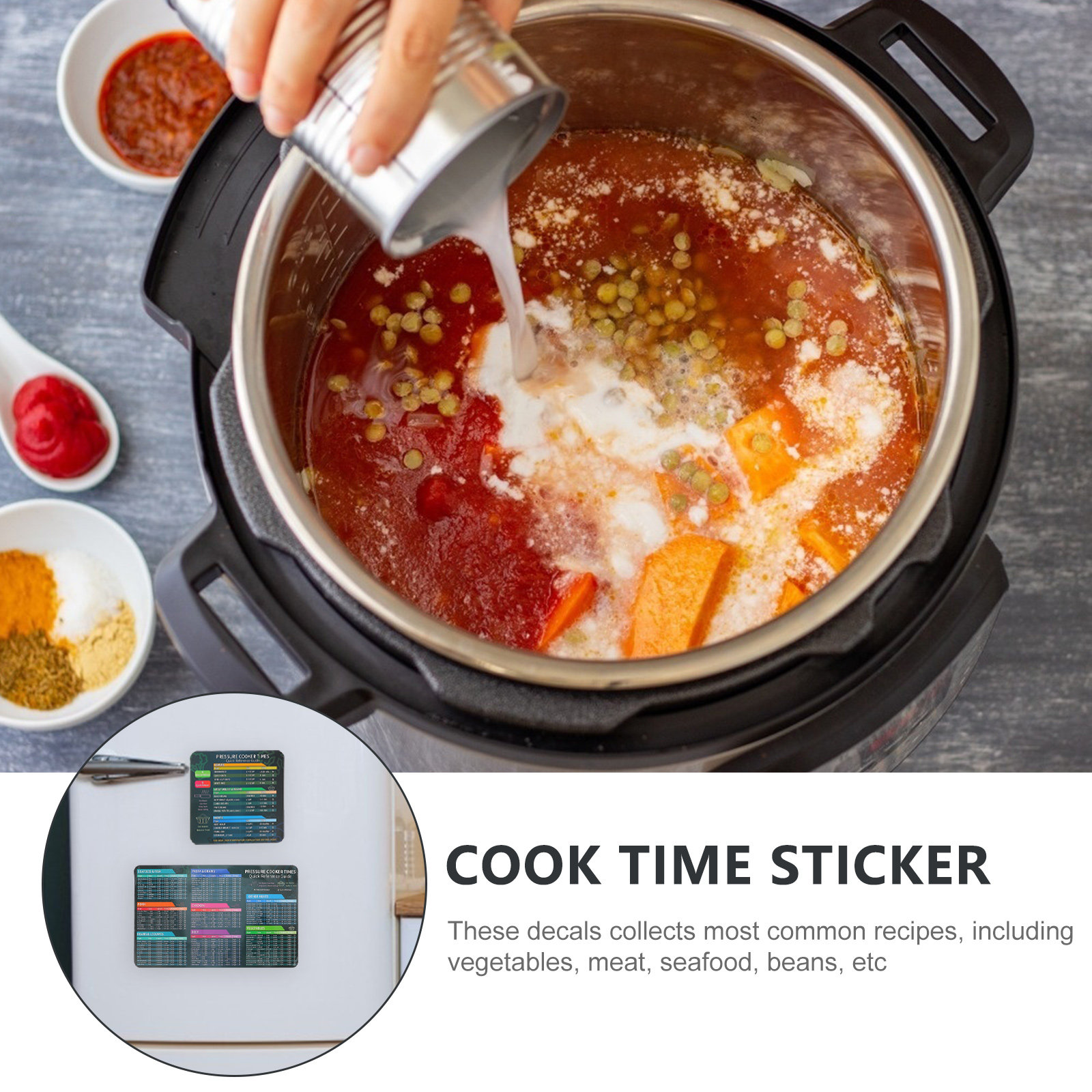 2Pcs Cooking Time Magnetic Sti - Instant Pot Pressure Cooker avaliação e preço