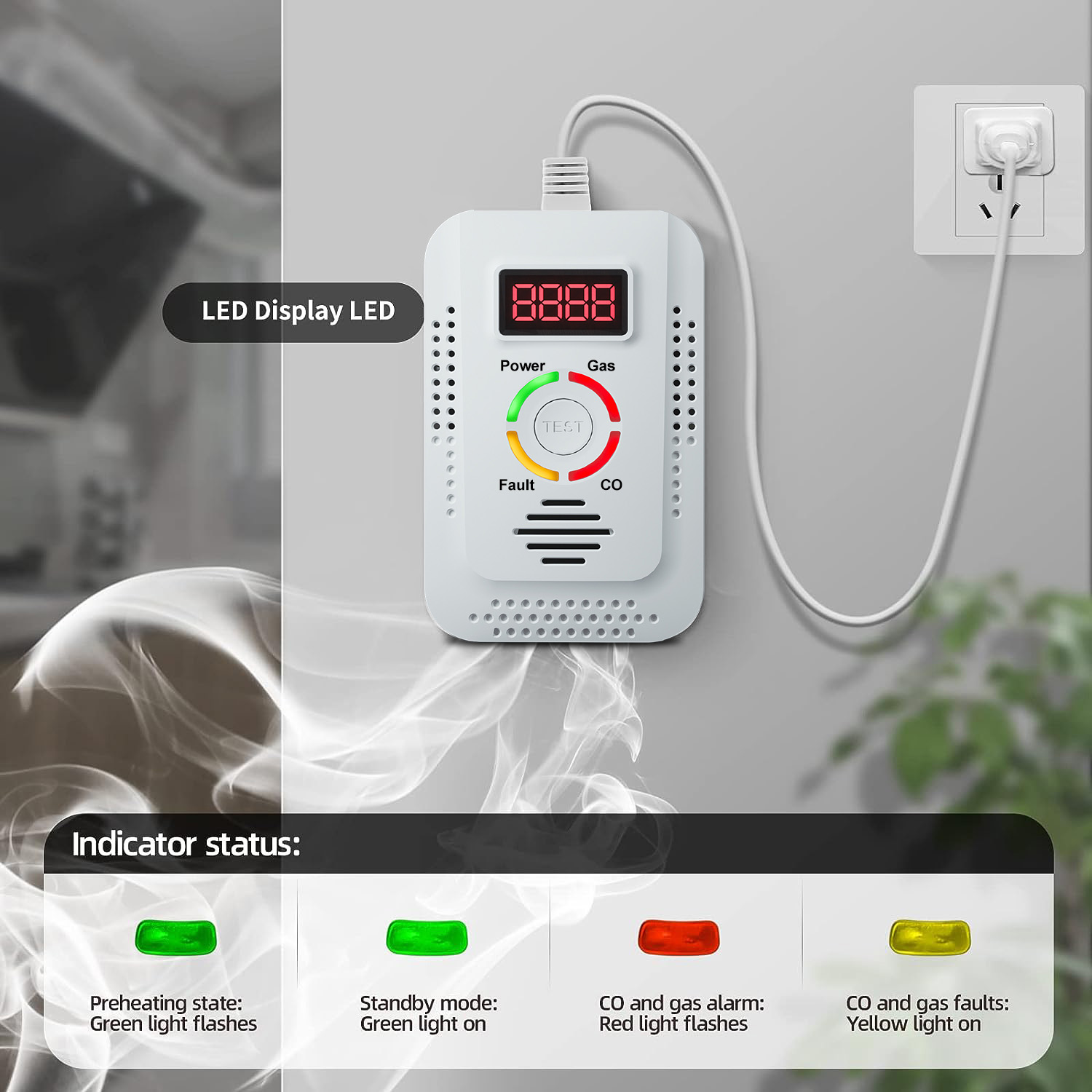 Natural Gas Detector 2in1 And  - Kitchen Appliances Video avaliação e preço