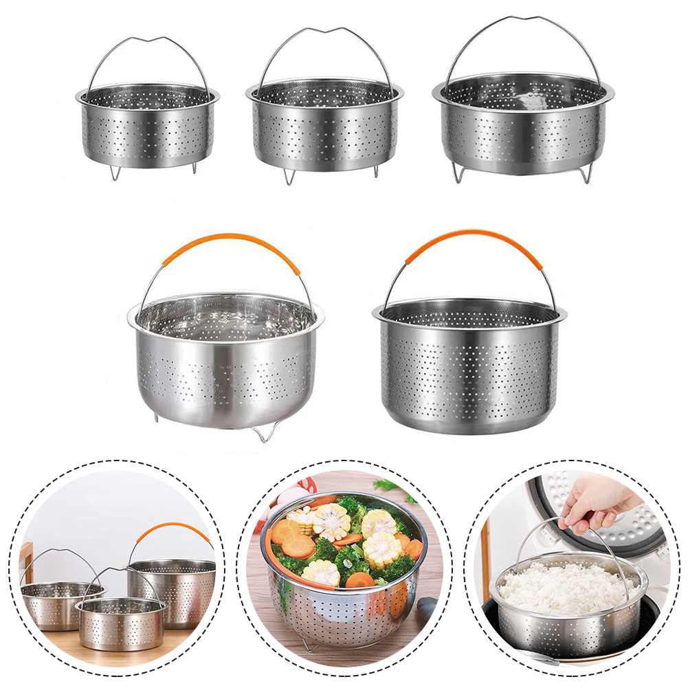 Stainless Steel Steamer Basket - Instant Pot Pressure Cooker avaliação e preço