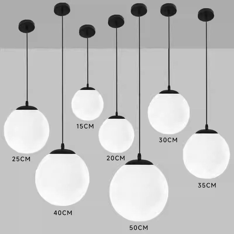 Dining Room Hanging Lamp Globe - Kitchen Appliances In White avaliação e preço