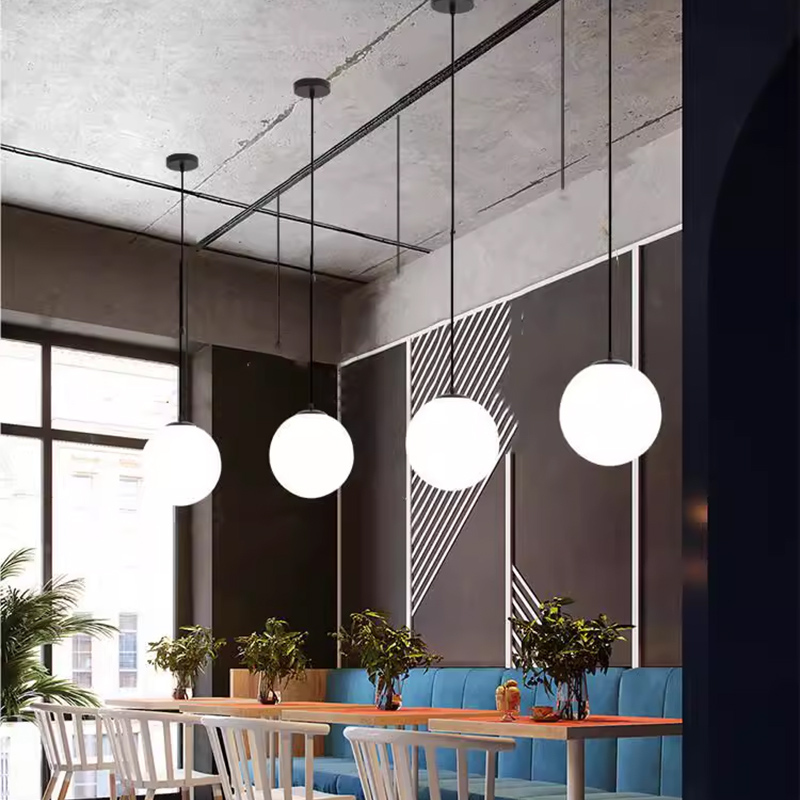 Dining Room Hanging Lamp Globe - Kitchen Appliances In White avaliação e preço