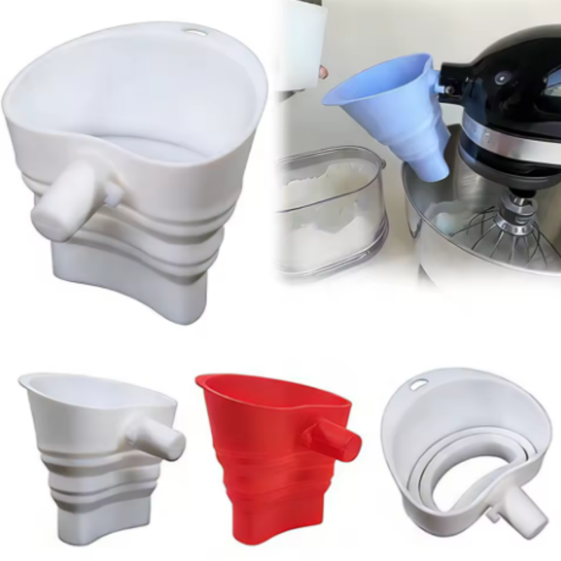 1/3pcs mix Silicone Flour Funn - Kitchen Appliances Integrated avaliação e preço